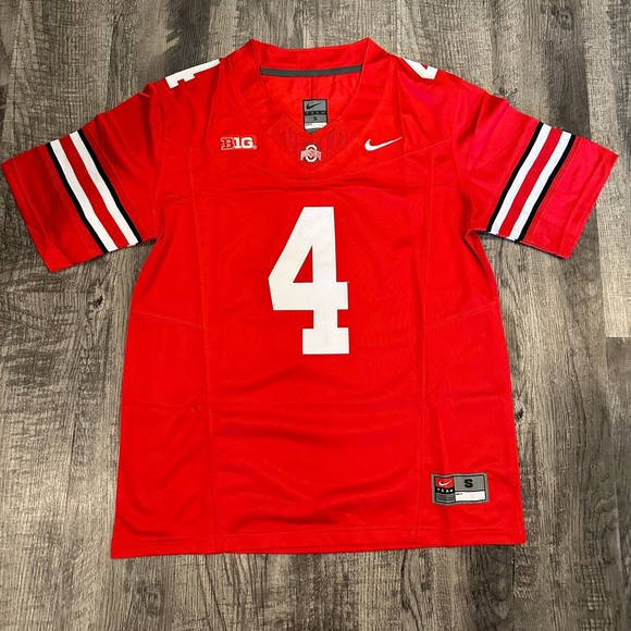 Jeremiah Smith Ohio State Buckeyes Red Jersey Men’s Size S-XXL - Picture 1 of 8